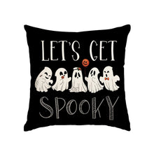 Christmas & Halloween Household Decor 1PC Pillow Cover, Halloween‑4, Suitable For Sofa, Living Room, Bedroom, 45x45cm, Pillow Insert Not Included, Fade‑resistant Cushion Cover For Long‑time Ornament
