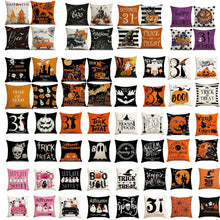 Christmas & Halloween Household Decor 1PC Pillow Cover, Halloween‑4, Suitable For Sofa, Living Room, Bedroom, 45x45cm, Pillow Insert Not Included, Fade‑resistant Cushion Cover For Long‑time Ornament