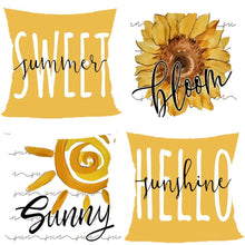 Halloween & Christmas Home Decor 4PC Pillow Cover, Style‑89, Suitable For Sofa, Living Room, Bedroom, 45x45cm, Pillow Insert Not Included, Neat Hem Cushion Cover For Living Space Refresh