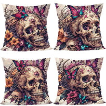4PC Themed Household Pillow Cover For Halloween & Christmas, Style‑80, Suitable For Sofa, Living Room, Bedroom, 45x45cm, Pillow Insert Not Included, Fade‑resistant Cushion Cover For Seasonal Home Renovation