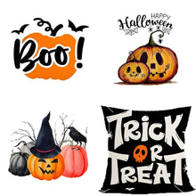 4PC Home Accent Pillow Cover Fit For Christmas & Halloween, Style‑69, Suitable For Sofa, Living Room, Bedroom, 45x45cm, Pillow Insert Not Included, Simple‑look Cushion Cover For Modern Interior Style