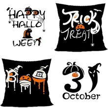 4PC Festive Decor Pillow Cover For Christmas & Halloween, Style‑70, Suitable For Sofa, Living Room, Bedroom, 45x45cm, Pillow Insert Not Included, Versatile Cushion Cover For Mixed Style Decoration