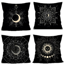 4PC Seasonal Home Accent Pillow Cover For Christmas & Halloween, Style‑98, Suitable For Sofa, Living Room, Bedroom, 45x45cm, Pillow Insert Not Included, Wrinkle‑resistant Cushion Cover For Family Gathering Scene Setup