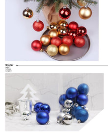 24 Pieces Plastic Electroplated Christmas Baubles Hanging Ornaments, Pink 3cm Decor Balls for Christmas Tree and Halloween Party Scene Layout