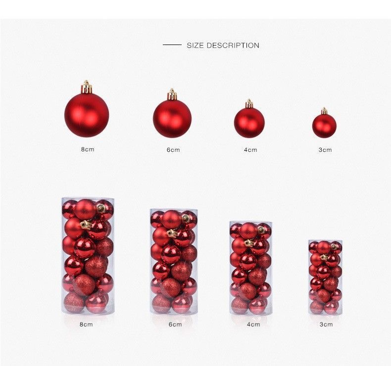 24 Pieces Electroplated Plastic Holiday Ornament Spheres, Lake Blue 4cm Hanging Balls for Christmas Garland and Halloween Celebration Layout