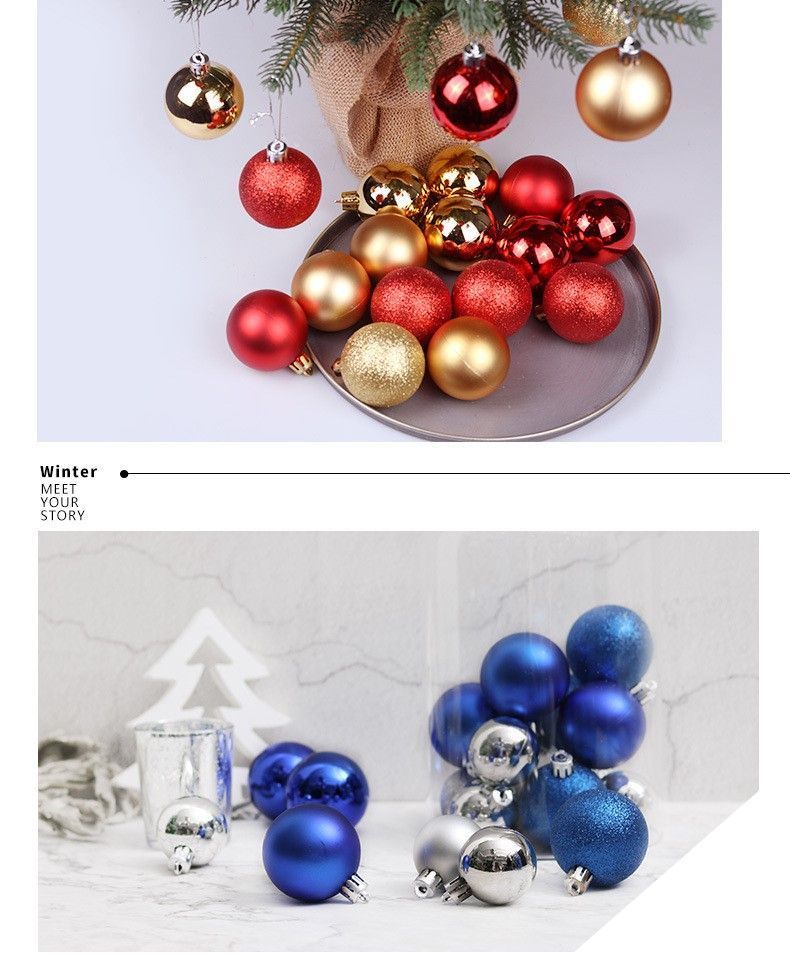 24 Pieces Glossy Plastic Christmas Tree Hanging Baubles, Dark Green 3cm Electroplated Ornaments for Xmas Layout and Halloween Natural Style Decor