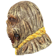 Stitched Horror Scarecrow Headgear, Realistic Latex Scary Face Mask for Halloween Haunted House Layout, Role Play and Holiday Atmosphere Decoration, Model 40395