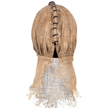 Vintage Burlap Scarecrow Full Face Mask, Spooky Hand Sewn Pattern Head Cover for Halloween Costume Contest, Bar Party and Christmas Prank Game, Model 40500