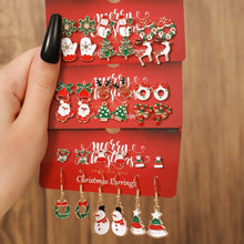 E1251-1 Seasonal Decorative Ear Studs, Christmas & Halloween Atmosphere Boost Jewelry, Comfort Daily Wearing Earrings, Exquisite Gift for Friends