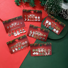 E1251-1 Seasonal Decorative Ear Studs, Christmas & Halloween Atmosphere Boost Jewelry, Comfort Daily Wearing Earrings, Exquisite Gift for Friends