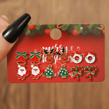 E1253-1 Cute Holiday Piercing Earrings, Christmas & Halloween Photo Prop Decor Jewelry, Versatile Daily Outfit Matching Studs, Thoughtful Holiday Giveaway Gift