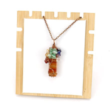 Tree of Life Chip Crystal Pendant Necklace, Antique Copper Metal, Green Aventurine, Christmas & Halloween Daily Layering Accessory, Exquisite Small Holiday Present