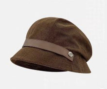 Buckle Decor Corduroy Bucket Hat, Adjustable 56‑58cm, Christmas & Halloween Warm Outdoor Headwear, Retro Casual Bucket Cap, Nice Holiday Present