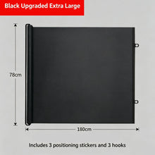 Automatic Retractable Pet Barrier Gate, Super‑Large Black 78*180cm, Cat Escape‑proof Door Fence, Home Safety Partition, Christmas & Halloween Pet Gear, Delicate Holiday Gift