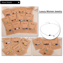 Zodiac Sign Chip Stone Necklace,Stainless Steel Irregular Natural Crystal Pendant,Cancer Themed Jewellery,Ideal for Christmas Halloween Party Wear & Holiday Gift