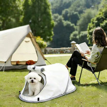 Pet Tent House for Cats & Dogs 68x35x30cm Dark Grey,Lightweight Portable Pet Shelter,Sun‑proof Indoor Outdoor Bed for Camping Picnic Lawn Trip,Ideal for Christmas Halloween Holiday Use & Pet Gift