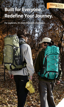 Versatile Outdoor Trekking Backpack 60L Black,Nylon Travel Rucksack Supplied With Rain Cover,Robust Pack for Camping Hiking & Touring,Christmas Halloween Practical Holiday Present
