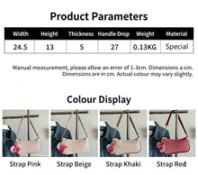 Designer Style Woven Underarm Handbag, Solid Color Fashion Single Shoulder Bag With Flower Pendant, Red, Premium Daily Matching Accessory, Christmas Halloween Holiday Present