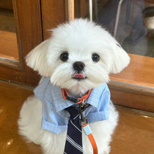 Casual Thin Spring Summer Pet Shirt, Smart Collared Outfit Complete With Tie, Green, Size XL, Back Length 39cm, For 11‑14kg Pets, Christmas Halloween Pet Owner Gift