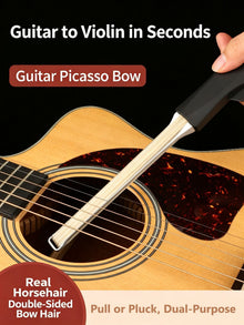 Picasso Guitar Bow, Creative Performance Tool for Acoustic Folk Guitar, Unique Playing Accessory With Special Playing Effects, Christmas Halloween Gift for Guitar Players