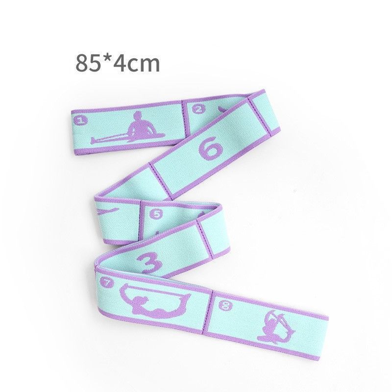 8 Grid Blue Purple | Muscle Relief Fitness Resistance Band | Halloween Home Workout Gift | for Adult Tension Release Stretching