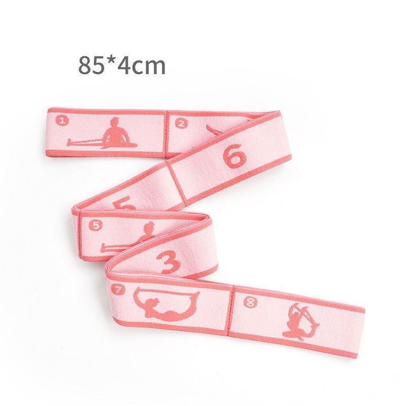8 Grid Pink | Entry Level Yoga Band | Halloween Kids Basic Gift | for Children Beginner Yoga Stretching