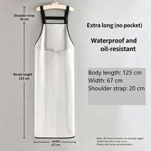 White 125cm No Pocket | Ultra Long TPU Waterproof Apron | Halloween Professional Hygiene Gift | Full Length Commercial Apron