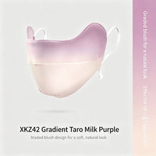 Gradient Version Taro Purple One Size | Gradient Ice Silk Sun Mask | Halloween Stylish Outing Gift | Gradient Color UV Protection Breathable Face Cover
