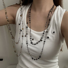 Ethnic Lariat Style | Bohemian Beaded Hang Neck Necklace | Halloween Boho Chic Gift | Long Lariat Chain Y2K Vacation Style Neck Accessory