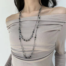 Bold Statement Layered | Chunky Oversized Y2K Necklace | Halloween Dramatic Eye-catching Gift | Bold Stacked Clavicle Chain Statement Spicy Girl Accessory