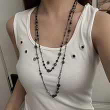Bold Statement Layered | Chunky Oversized Y2K Necklace | Halloween Dramatic Eye-catching Gift | Bold Stacked Clavicle Chain Statement Spicy Girl Accessory