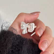 JZ0404 Twisted Design | Vintage Silver Twisted Open Ring | Halloween Niche Design Gift | Fade Resistant Adjustable Creative Twisted Women's Statement Ring
