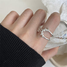 JZ0383 Old Money Texture | Retro Silver Quiet Luxury Ring | Halloween Low-Key Luxury Gift | Fade-Proof Adjustable Old Money Style Women's Premium Ring