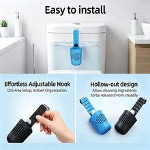 White Metal Hook | Clean Look Toilet Tank Cleaner Rack | Halloween Tidy Home Gift | Sturdy No-Adhesive Hanging Tablet Stand