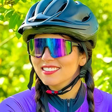 Black Frame Silver Mercury | Low-Key Cool Riding Eyewear | Halloween Subtle Style Gift | Soft Reflective UV-Protective Cycling Sunglasses