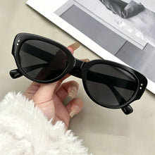 Glossy Black Frame Gray Lens | UV400 Protection Sunglasses | Halloween Timeless Cool Gift | All-Match Outdoor UV-Shield Sun Glasses