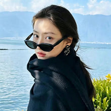 M6 Black Frame Gray Lens | UV400 Anti-UV Sunglasses | Halloween Professional Chic Gift | Half-Rim Business Commute Sun Glasses
