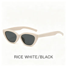 R03 Off-White Frame Dark Gray Lens | UV400 Contrast Sunglasses | Halloween Contrast Chic Gift | Two-Tone Frame Personality Fashion Sun Glasses
