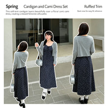 Dark Gray Size 5XL (Recommended 110-130kg / 242.5-286.6lbs) | Maximum Plus Size Dress Suit | Halloween Inclusive Fit Gift | Ultra Roomy Long Sleeve Cardigan Floral Slip Dress