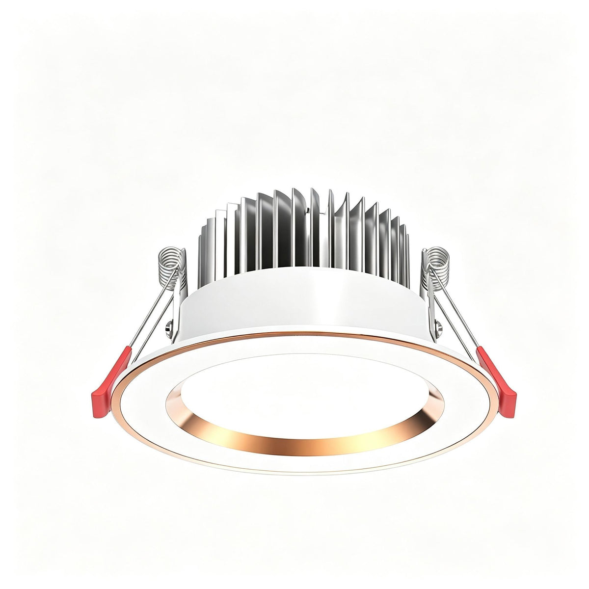 Platinum White 7W Warm White [Luxury All Aluminum] (Cutout 6.5-9cm) | Recessed LED Ceiling Light | Halloween Luxury Warm Gift | All Aluminum Warm Light Downlight