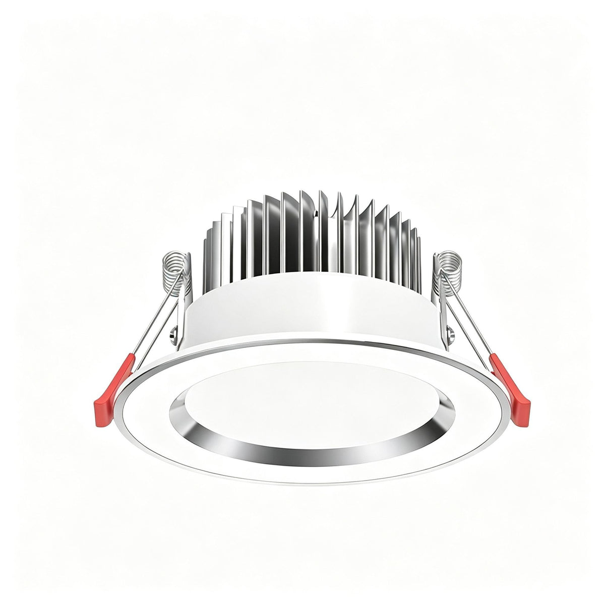 Silver White 5W Warm White [Luxury All Aluminum] (Cutout 6.5-8.5cm) | Recessed LED Ceiling Light | Halloween Mini Cozy Gift | All Aluminum Warm Light Small Downlight