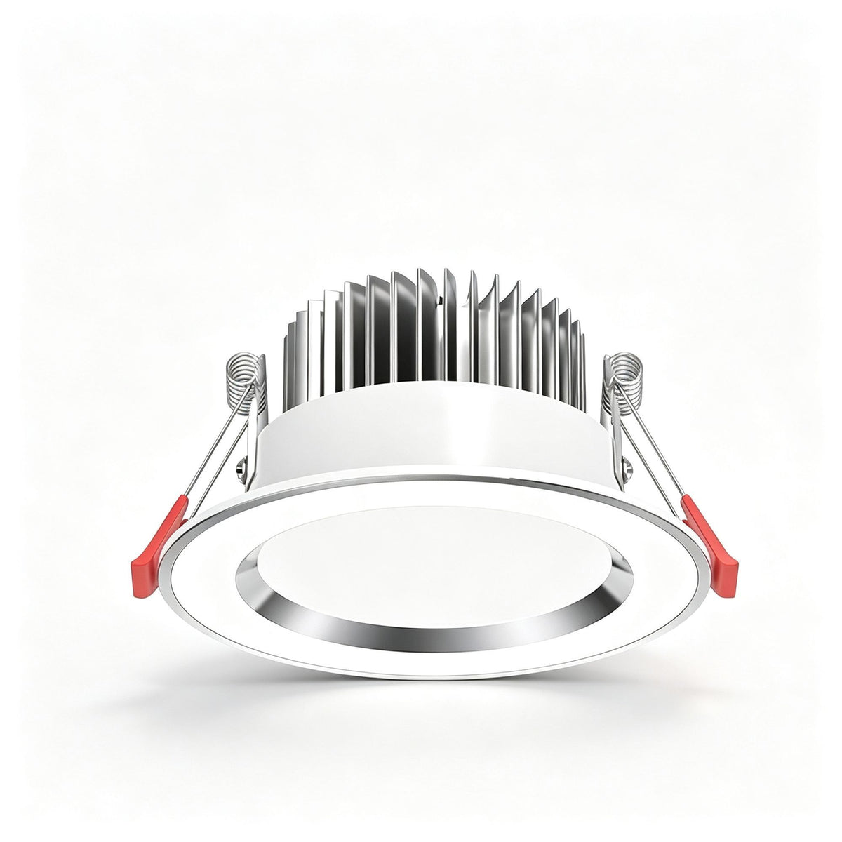 Silver White 7W Warm White [Luxury All Aluminum] (Cutout 6.5-9cm) | Recessed LED Ceiling Light | Halloween Luxury Warm Gift | All Aluminum Warm Light Downlight