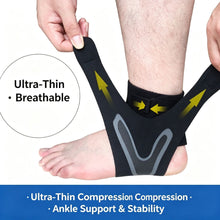 Premium Ankle Support Brace Pair (Left + Right) Size XL (AU 10-13) | Halloween Plus Size Wide Fit Gift | Extra Large Anti-Sprain Ankle Wrap for Big Feet