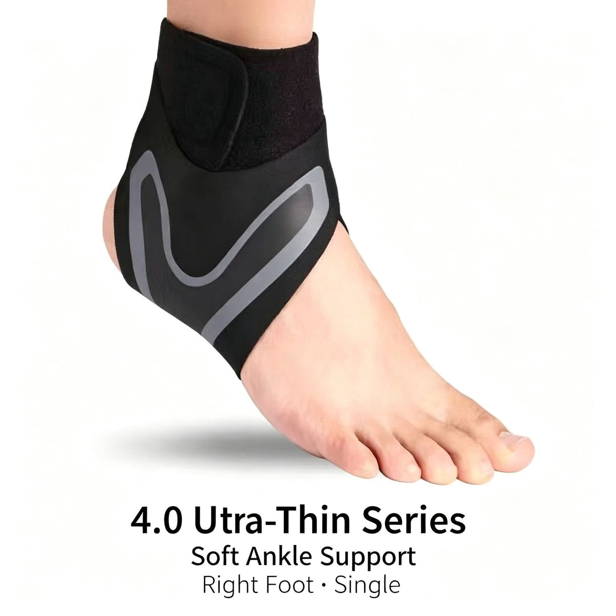 Premium Right Foot Ankle Brace Single Piece Size XL (AU 10-13) | Halloween Plus Size Right Gift | Extra Large Right Ankle Wrap for Big Feet Sports