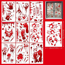 2Sets W2307 Halloween Static Window Stickers (9 Sheets Per Set)