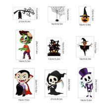 2Sets W2328 Halloween Static Window Stickers (9 Sheets Per Set)