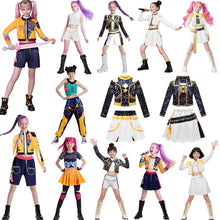 2025 Demon Hunter K-Pop Costume | Halloween Outfit Women Kids Cosplay No. 7 3-piece set_tfrf No. 7 3-piece set 130cm