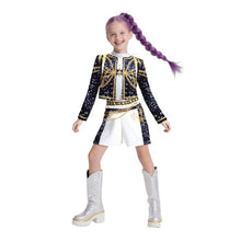 2025 Demon Hunter K-Pop Costume | Halloween Outfit Women Kids Cosplay No. 7 3-piece set_tfrf No. 7 3-piece set 130cm