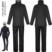 Anime Jujutsu Kaisen Gojo Satoru Cosplay Costume Eyepatch Wig Glasses Outfit Halloween Costumes for Men - Perfect Wig B Only S-max Wig B Only S
