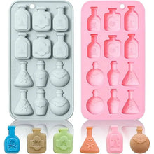 2 Pack Halloween Potion Bottle Silicone Molds, 17 x 9.1 cm